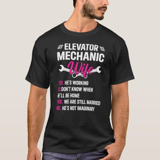 Elevator Inspector Elevator Operator T-shirt (Voorkant)