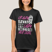 Elevator Lady Next Level T-shirt (Voorkant)
