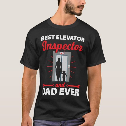 Elevator Mechanic Elevator Technician Repairmen Ma T-shirt (Voorkant)