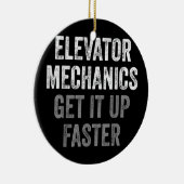 Elevator Mechanic Keramisch Ornament (Rechts)