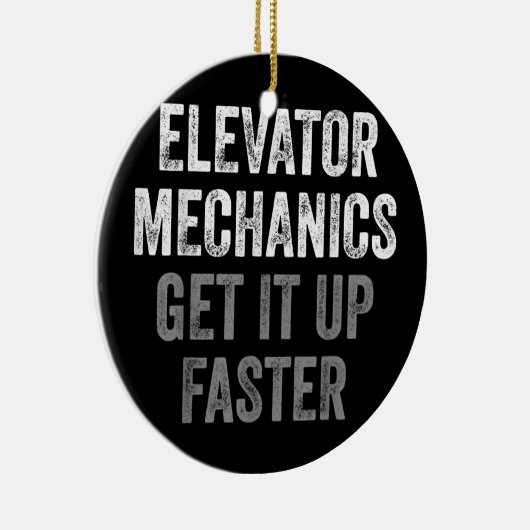Elevator Mechanic Keramisch Ornament (Rechts)