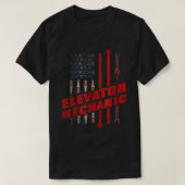 Elevator Mechanic T-shirt (Design voorkant)