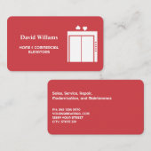 Elevator Mechanic Visitekaartje (Voorkant / Achterkant)