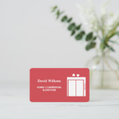 Elevator Mechanic Visitekaartje (Staand voorkant)