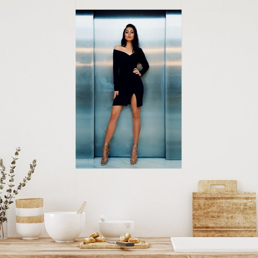 Elevator Queen Poster (Keuken)