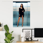 Elevator Queen Poster (Thuiskantoor)