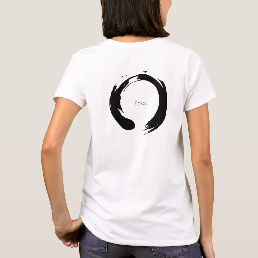 Élevé Ballerina Enso Minimalist Tee T-shirt (Achterkant)