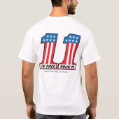 ELEVEN-backprint T-shirt (Achterkant)