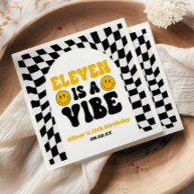 Eleven Is A Vibe Retro 11de Verjaardagsfeestje