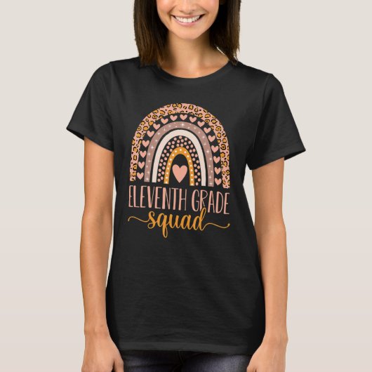 Eleventh Grade Squad Team 11th Grade Teacher Back T-shirt (Voorkant)