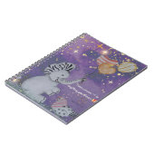 "Eleze Elephant & Polka Hen" Boganhues cover Notitieboek (Linkerzijde)