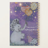 "Eleze Elephant & Polka Hen" Boganhues cover Planner (Achterkant)