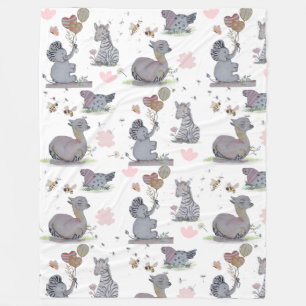 "Eleze Elephant & Polka Hen" Boganhues Deken