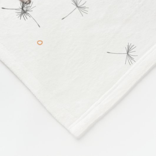 "Eleze Elephant & Polka Hen" Boganhues Deken (Hoek)