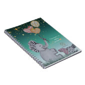 "Eleze Elephant & Polka Hen" Dromerige Notitieboek (Rechterzijde)