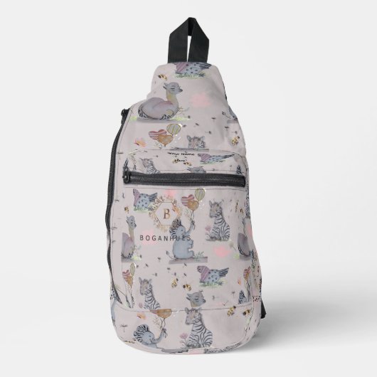 Eleze & Friends Boganhues Print Cut Sew Tas (Voorkant)