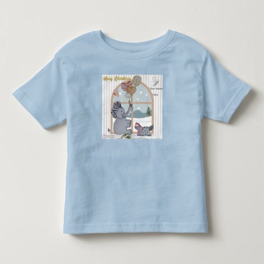 Eleze & Friends Boganhues Print Kinder Shirts (Voorkant)