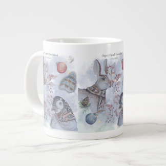 Eleze & Friends Series Boganhues Print Grote Koffiekop