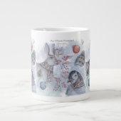 Eleze & Friends Series Boganhues Print Grote Koffiekop (Voorkant)
