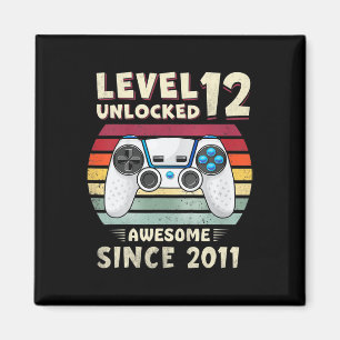 Elf 11jr Verjaardag Jongen Grappige Gamer 11e 11 J Magneet