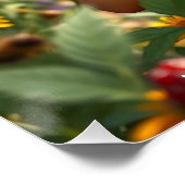 Elf Aardbei Poster (Hoek)