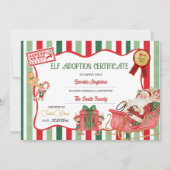 Elf Adoptie Certificaat Kaart (Voorkant)
