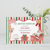 Elf Adoptie Certificaat Kaart (Staand voorkant)