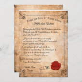 Elf Adoptiebrief van de Kerstman Kaart (Voorkant / Achterkant)