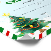 Elf adoptiecertificaat award bewerkbaar poster (Hoek)