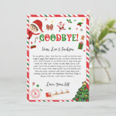 elf afscheidsbrief - elf retourbrief kaart (Staand voorkant)