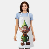 ELF All-Over Print Schort, Medium Schort (Gedragen)