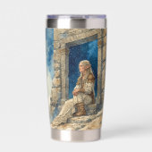 Elf Ancient Ireland With Sky, Tumbler Water Bottle Geïsoleerde Drinkbeker (Voorkant)