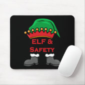 Elf And Safety, Funny Health &amp; Safety Elf Long Muismat (Met muis)