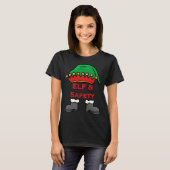 Elf And Safety, Funny Health &amp; Safety Elf Long T-shirt (Voorkant volledig)
