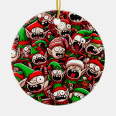 Elf-apocalyps-Ornament Keramisch Ornament (Voorkant)