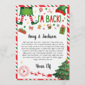 elf arrival letter - elf welcome letter kaart (Voorkant)