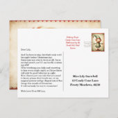 Elf Arrival Letter | North Pole Welcome Message Briefkaart (Voorkant / Achterkant)