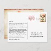 Elf Arrival Letter | North Pole Welcome Message Briefkaart (Voorkant / Achterkant)