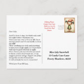 Elf Arrival Letter | North Pole Welcome Message Briefkaart (Voorkant)