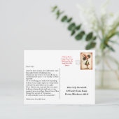 Elf Arrival Letter | North Pole Welcome Message Briefkaart (Staand voorkant)