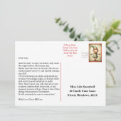 Elf Arrival Letter | North Pole Welcome Message Kaart (Staand voorkant)