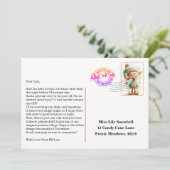 Elf Arrival Letter | North Pole Welcome Message Kaart (Staand voorkant)