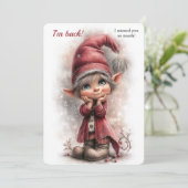 Elf Arrival Letter | Special Delivery from the Nor Feestdagenkaart (Staand voorkant)