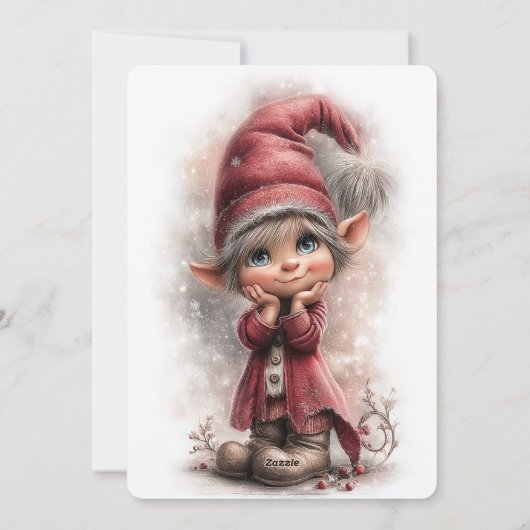 Elf Arrival Letter | Special Delivery from the Nor Feestdagenkaart (Achterkant)