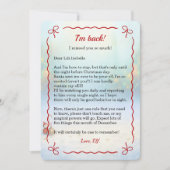 Elf Arrival Letter | Special Delivery North pole Feestdagenkaart (Voorkant)