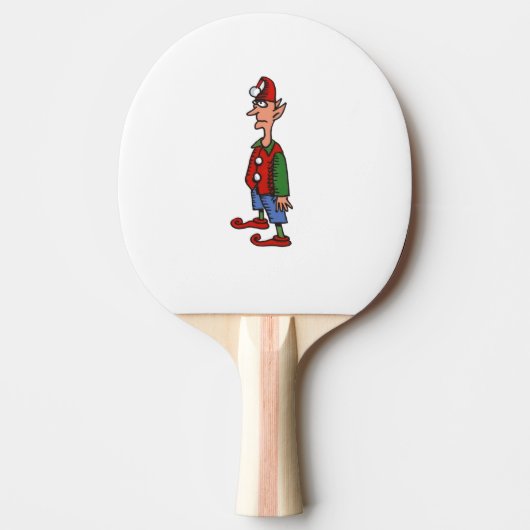 Elf Attention witte ping pong paddle Tafeltennisbatje (Voorkant)