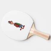 Elf Attention witte ping pong paddle Tafeltennisbatje (Zijkant)