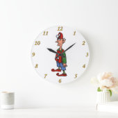 Elf Attention witte wandklok (Huis)