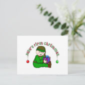 Elf Baby - Aziatische Tshirts en Geschenken Briefkaart (Staand voorkant)