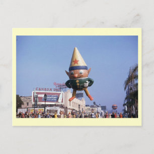 Elf Balloon Parade, Vintage van Los Angeles Briefkaart
